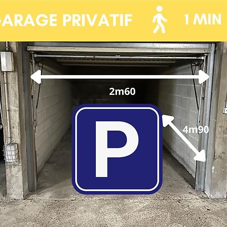 דירות ריימס Le Sacre - Centre - Cour Privative - Parking מראה חיצוני תמונה